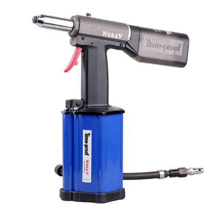 Remachadora neumática Remaches ciegos Herramienta de remachado de aire de 4,0 mm - 6,4 mm con succión al vacío