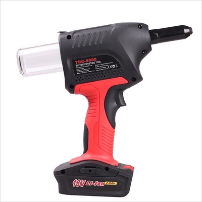 Remaches ciegos 2,4 mm - 5,0 mm Pistola remachadora inalámbrica de batería Carrera de 21 mm